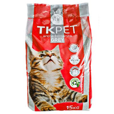 TK-Pet Arena Aglomerante Grey de Bentonita para gatos